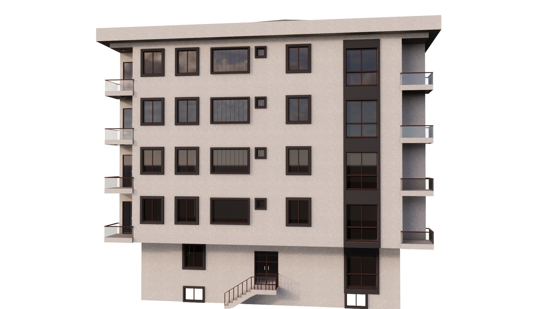 HOUSE 81 Low-poly 3D model_45