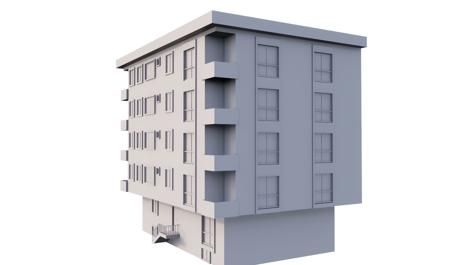 HOUSE 81 Low-poly 3D model_53