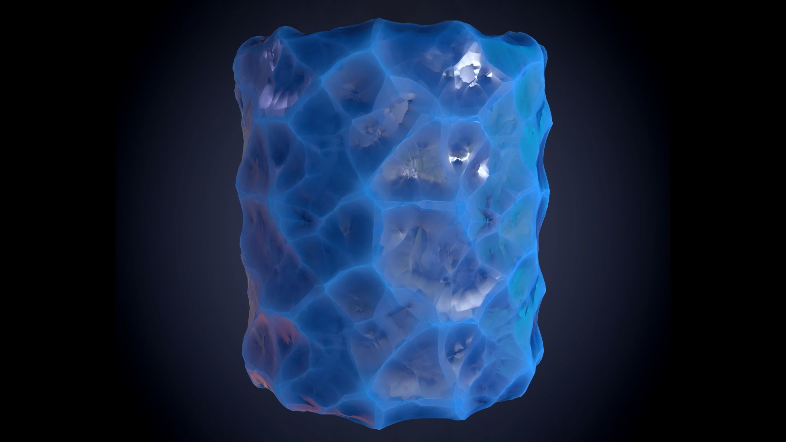 Snow Ice Stylized 2 Ground Seamless PBR Texture Texture_4