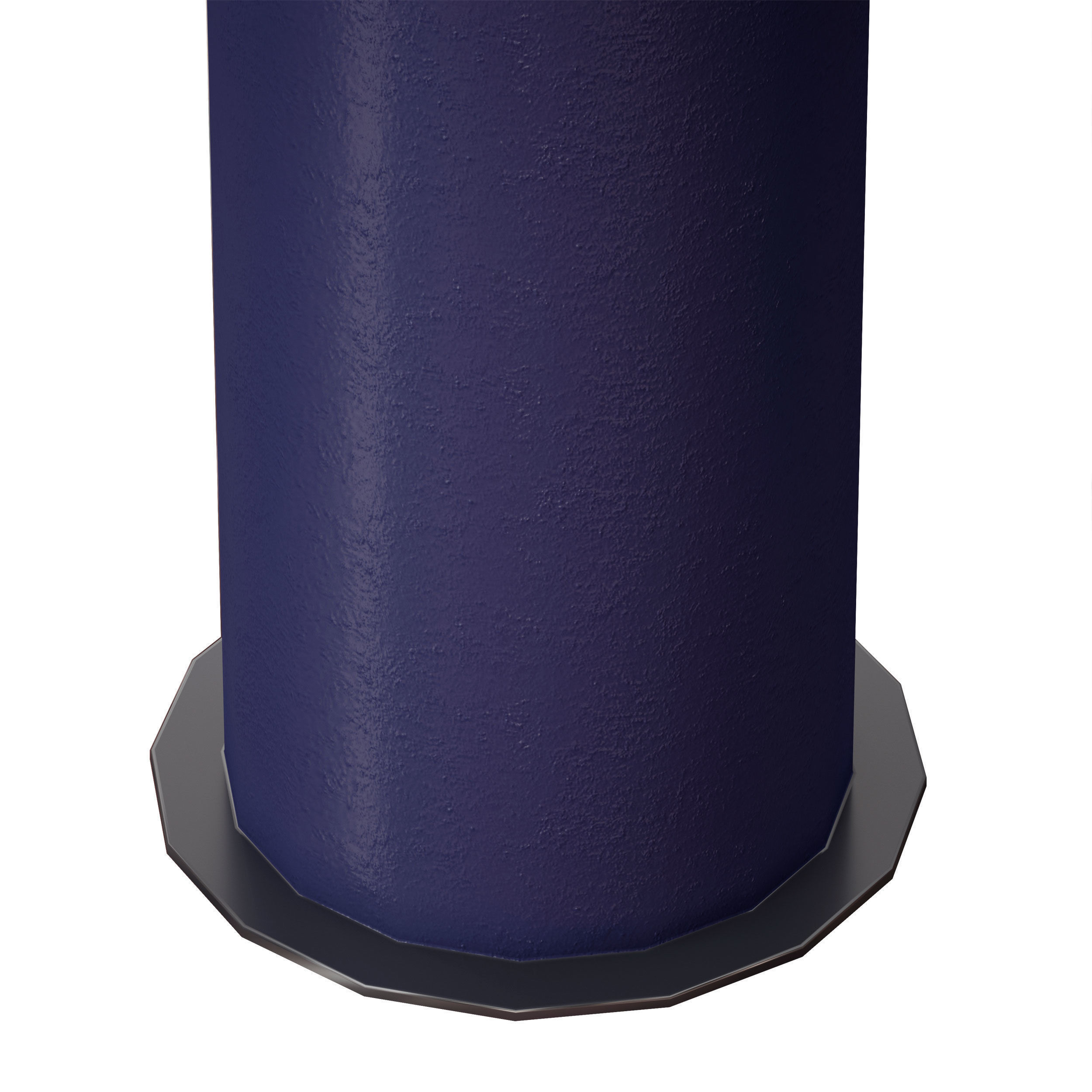 Park garden lamp Pillar lantern 3D model_9