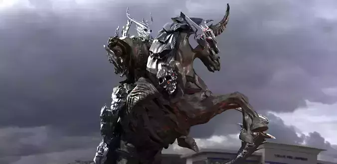 Executioner Viking barbarian 3D model