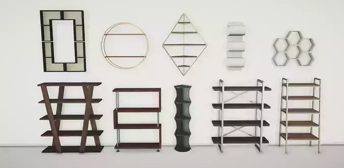 Modern Shelves Pack