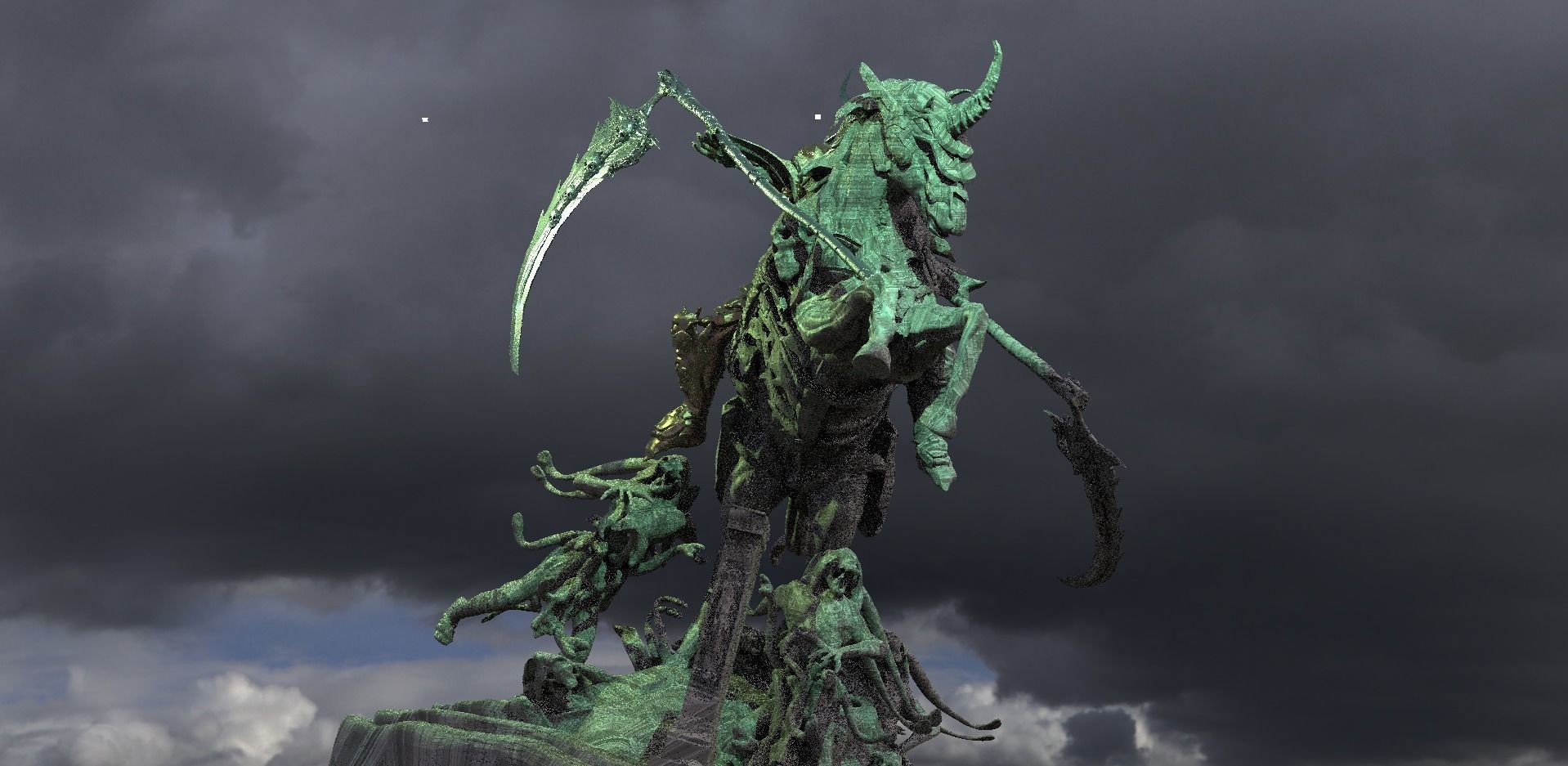 Death Dealer Barbarian Rider 2 3D model_1