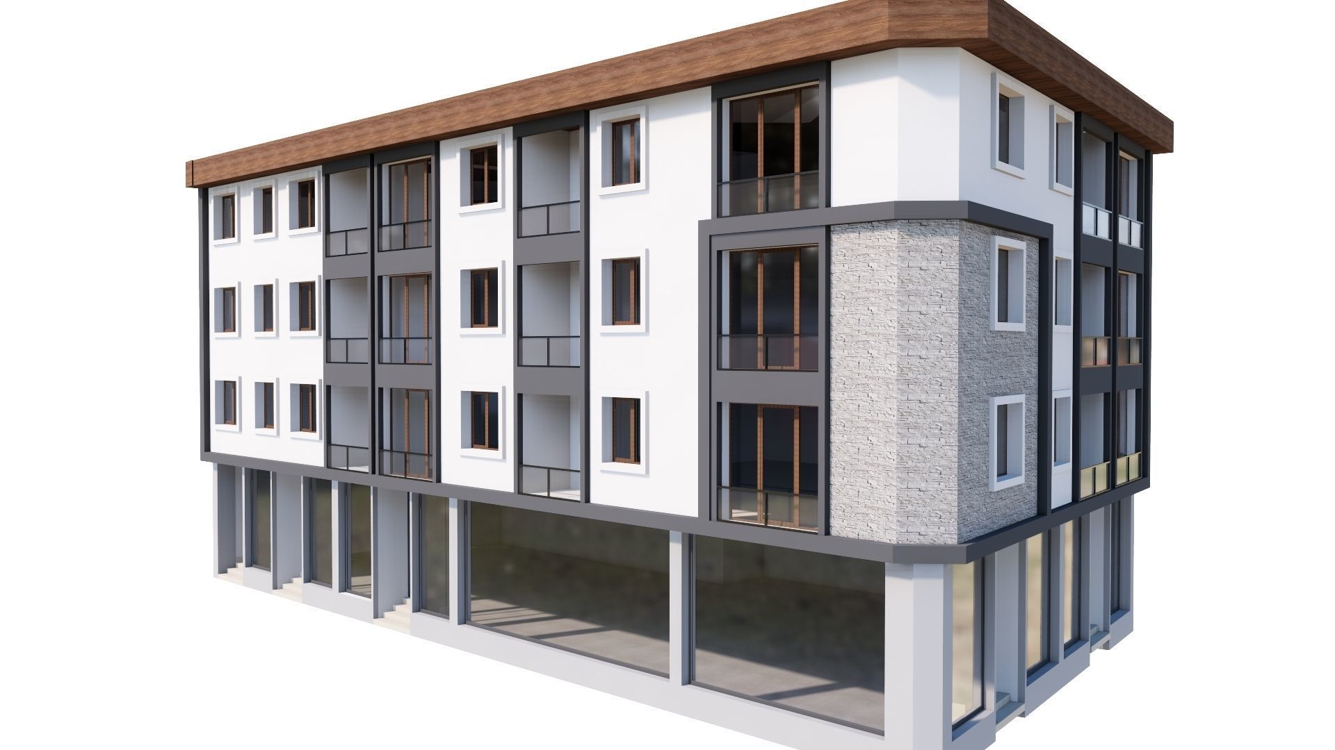 HOUSE 86 Low-poly 3D model_38