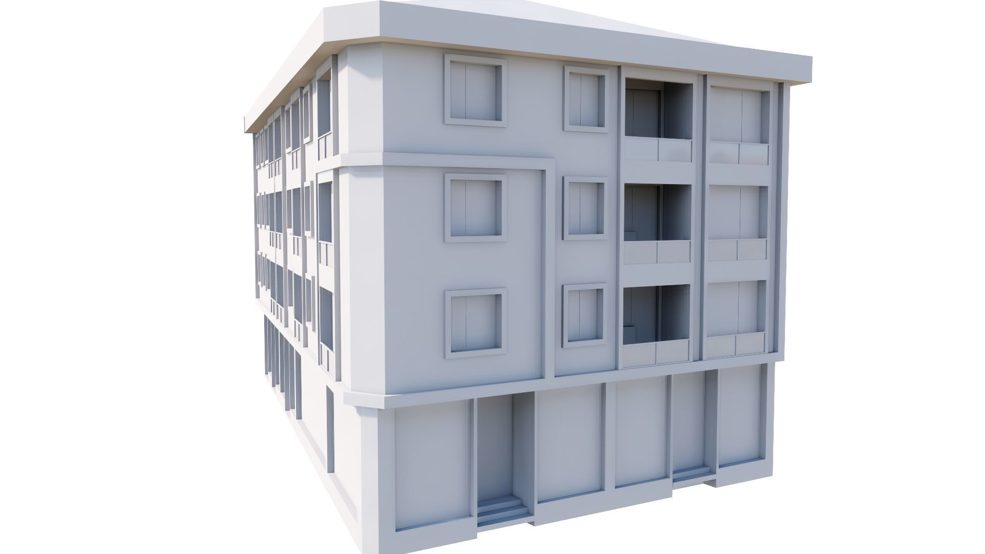 HOUSE 86 Low-poly 3D model_49