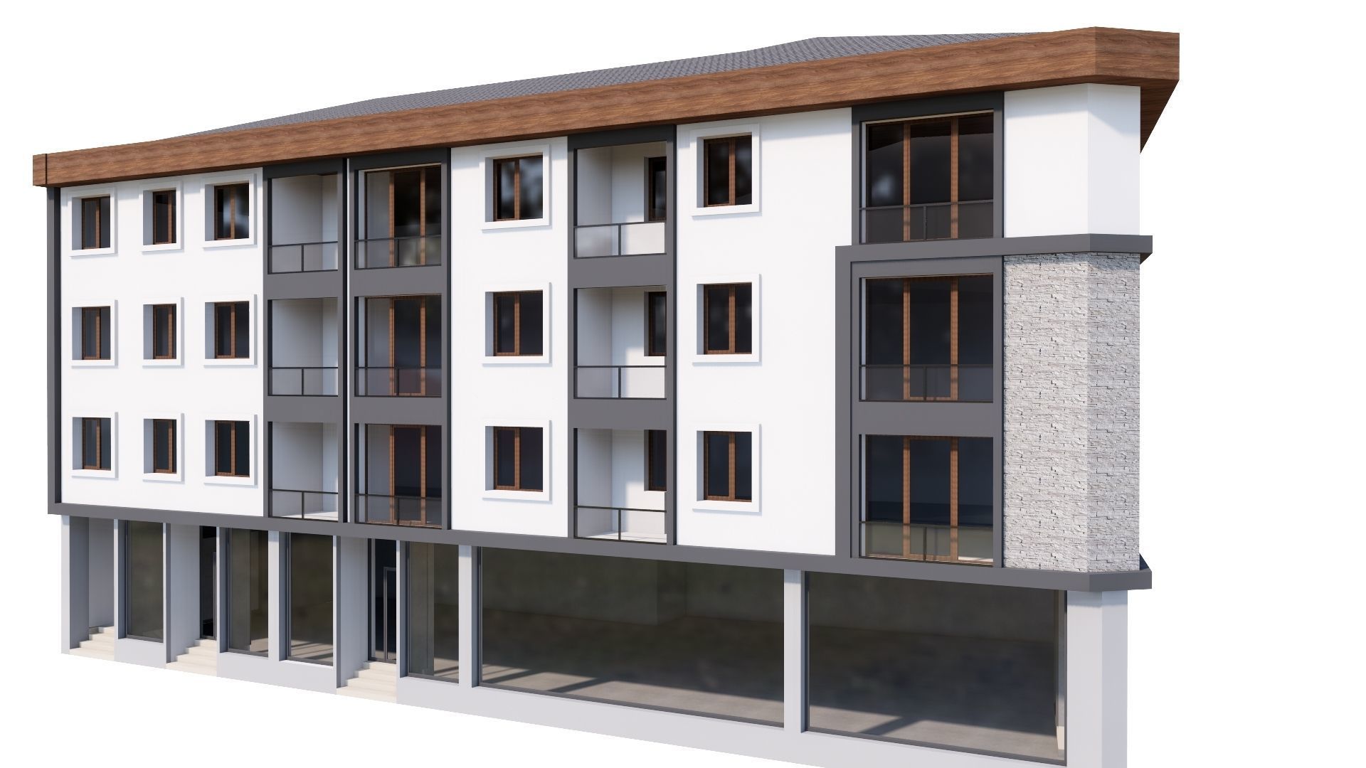 HOUSE 86 Low-poly 3D model_42