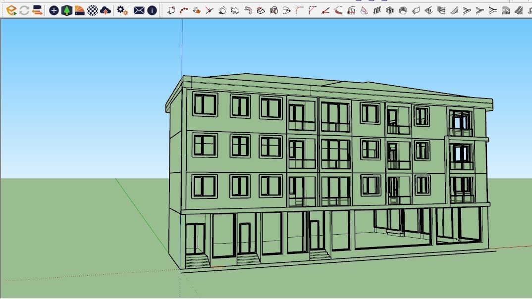 HOUSE 86 Low-poly 3D model_5