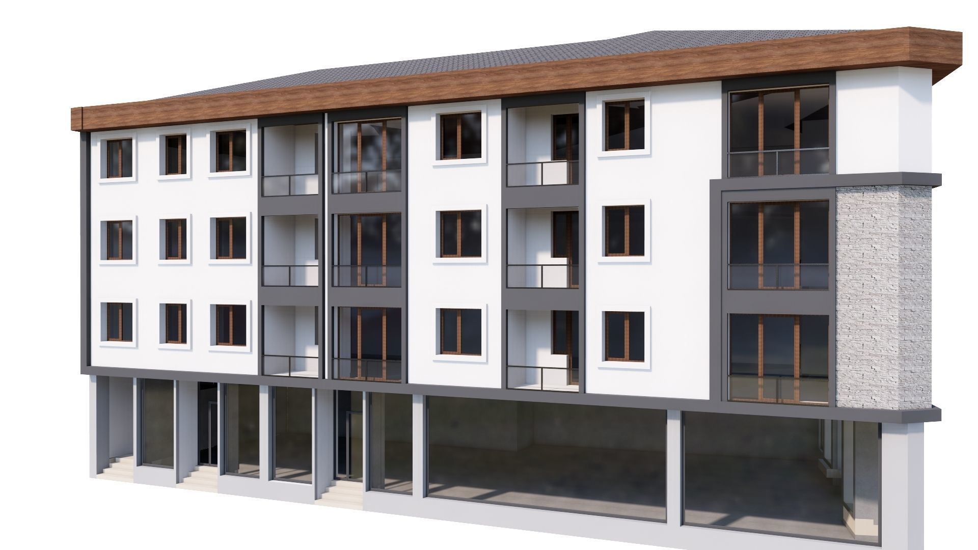 HOUSE 86 Low-poly 3D model_44