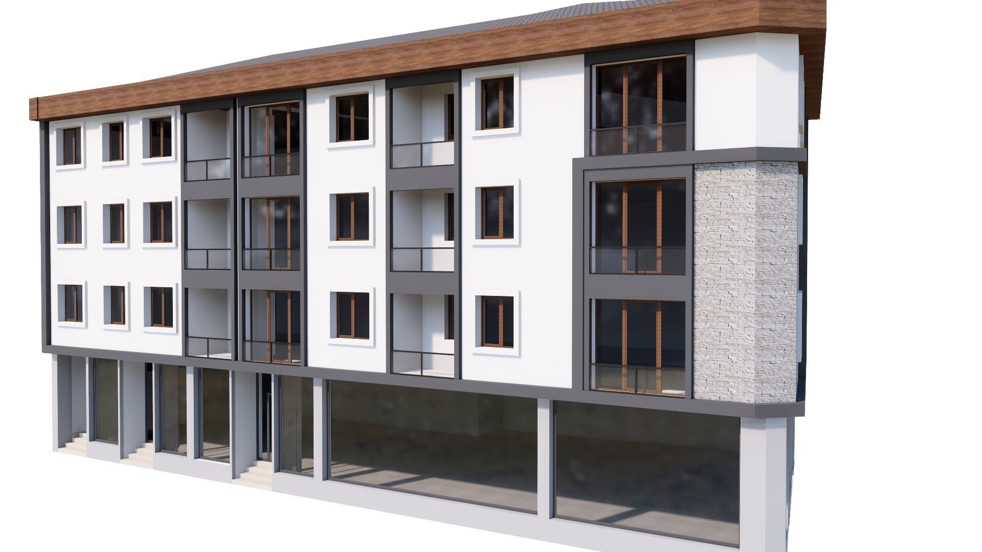 HOUSE 86 Low-poly 3D model_40