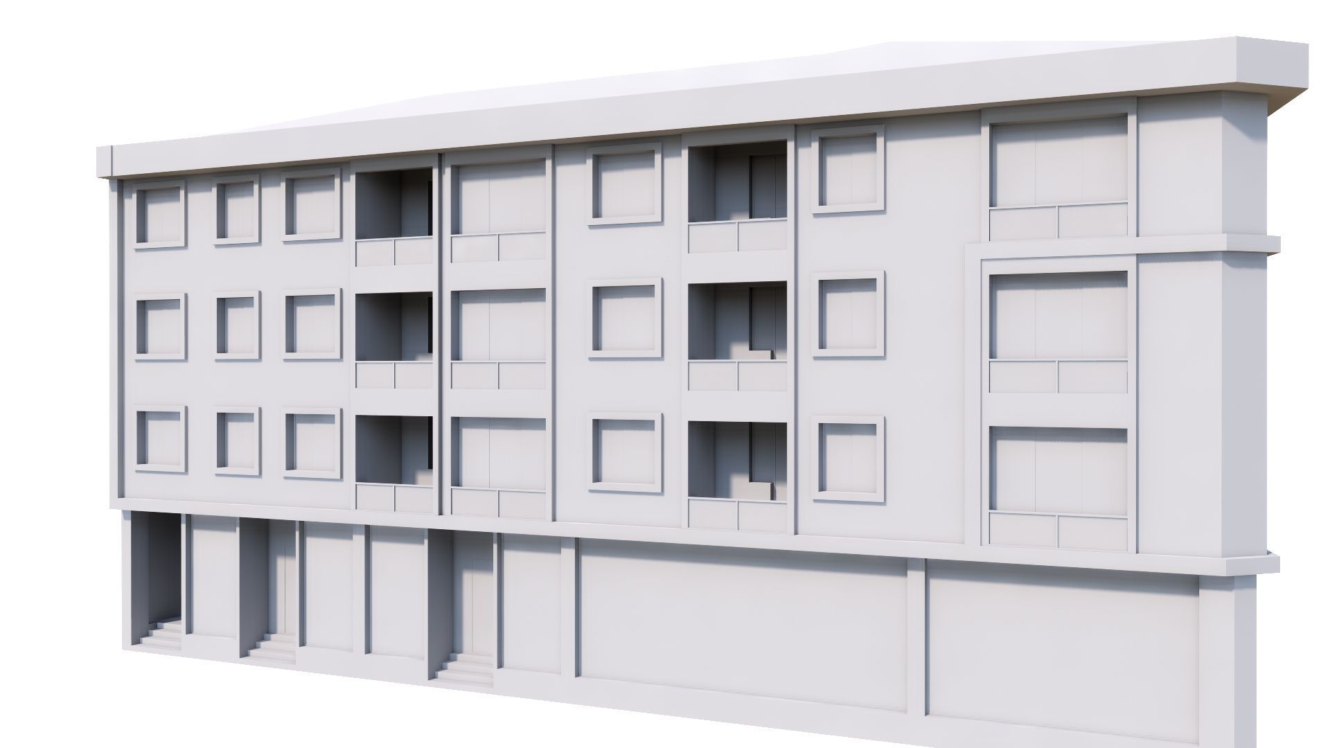 HOUSE 86 Low-poly 3D model_60