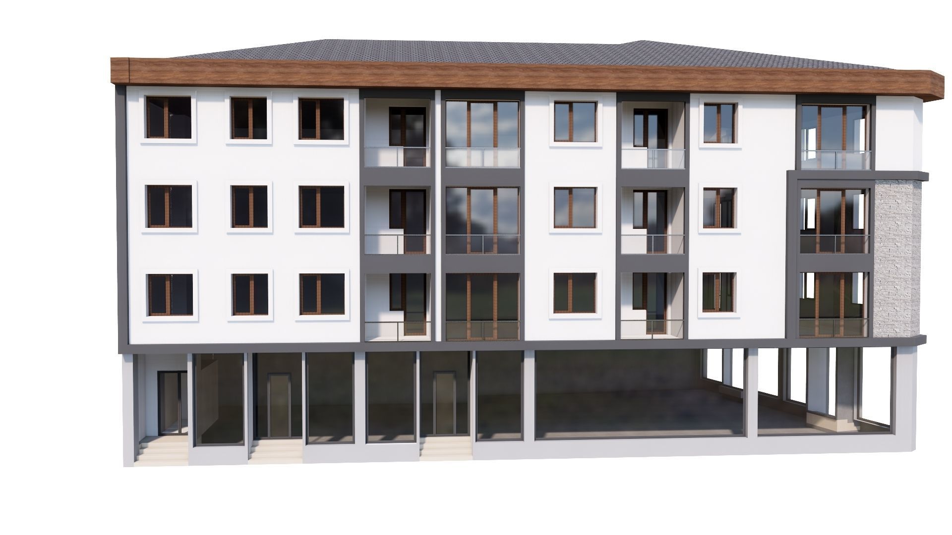 HOUSE 86 Low-poly 3D model_14