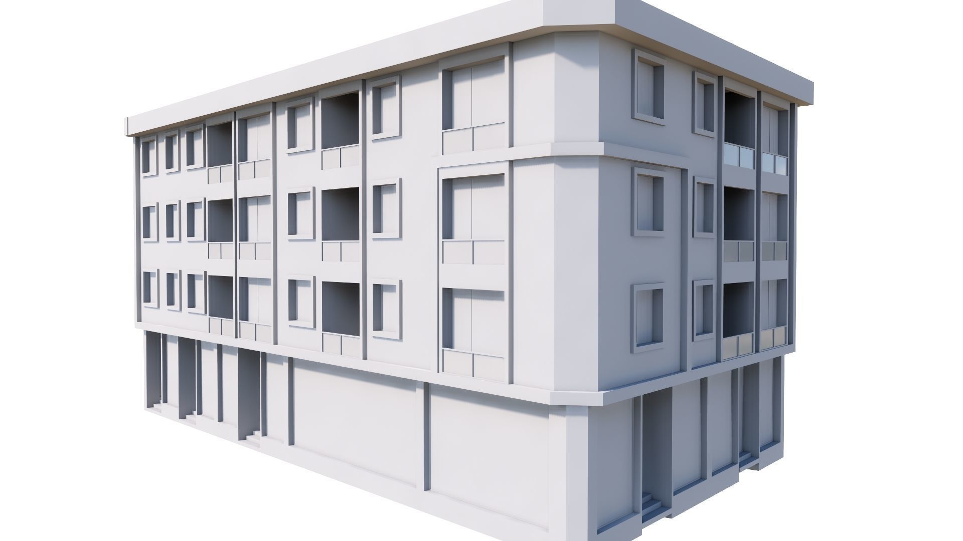 HOUSE 86 Low-poly 3D model_55