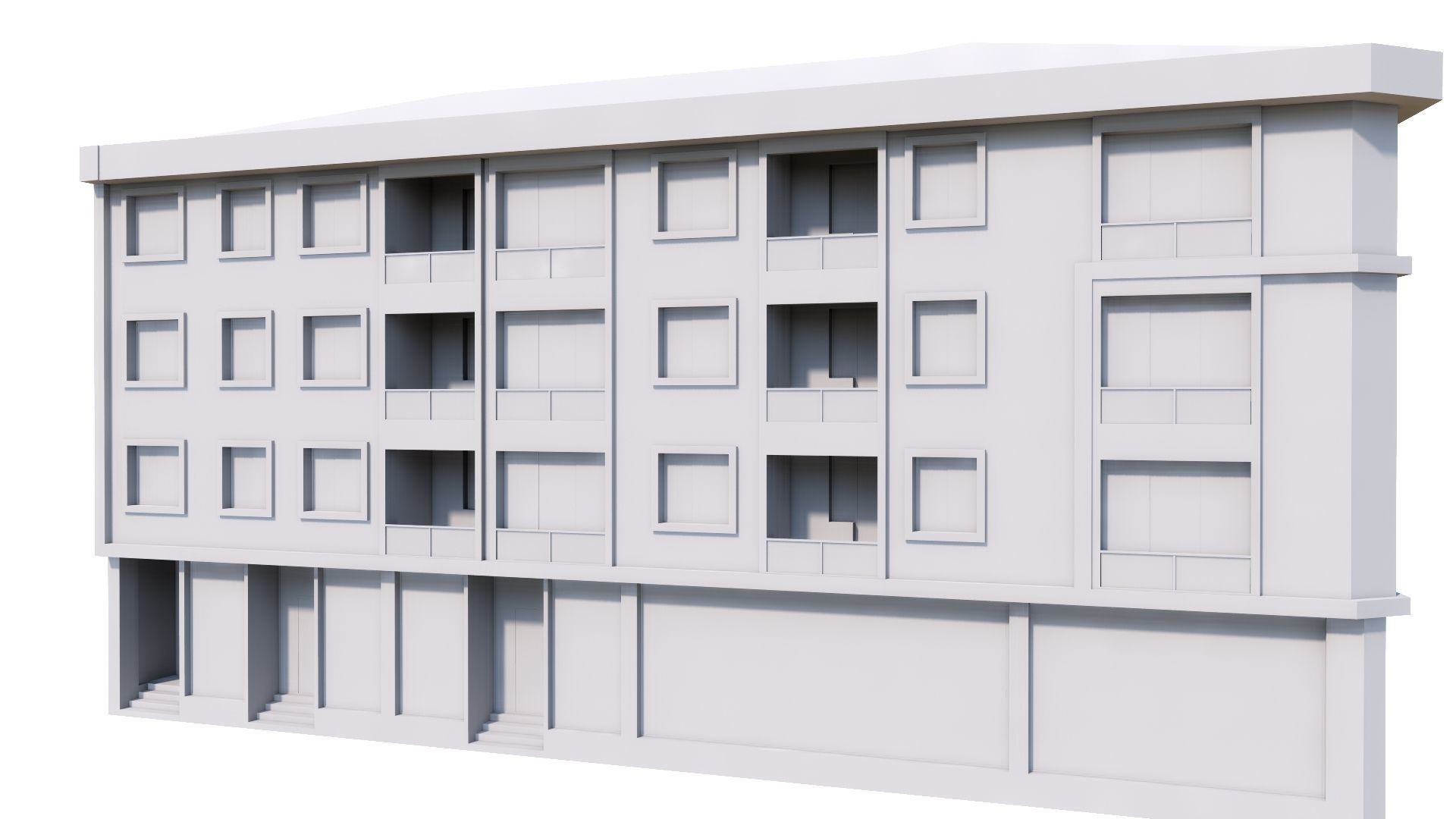 HOUSE 86 Low-poly 3D model_47