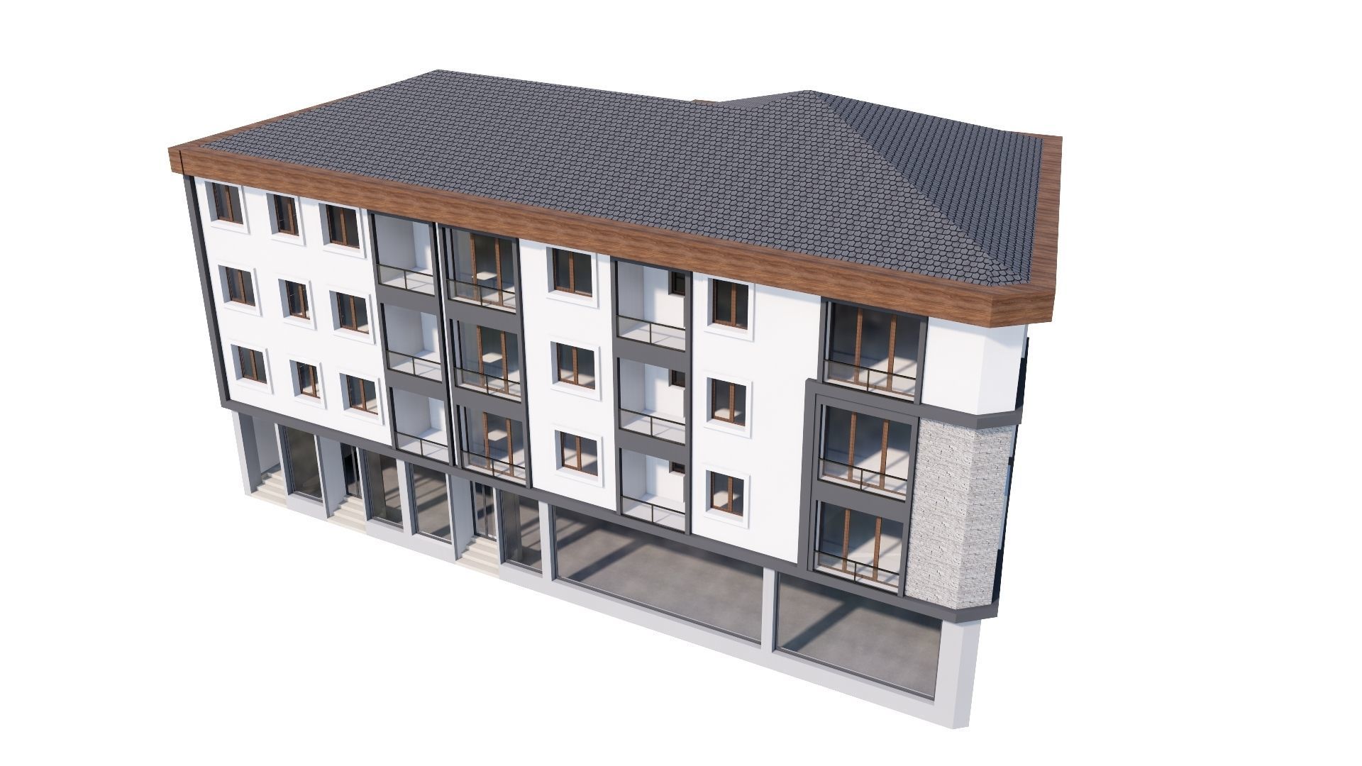 HOUSE 86 Low-poly 3D model_28