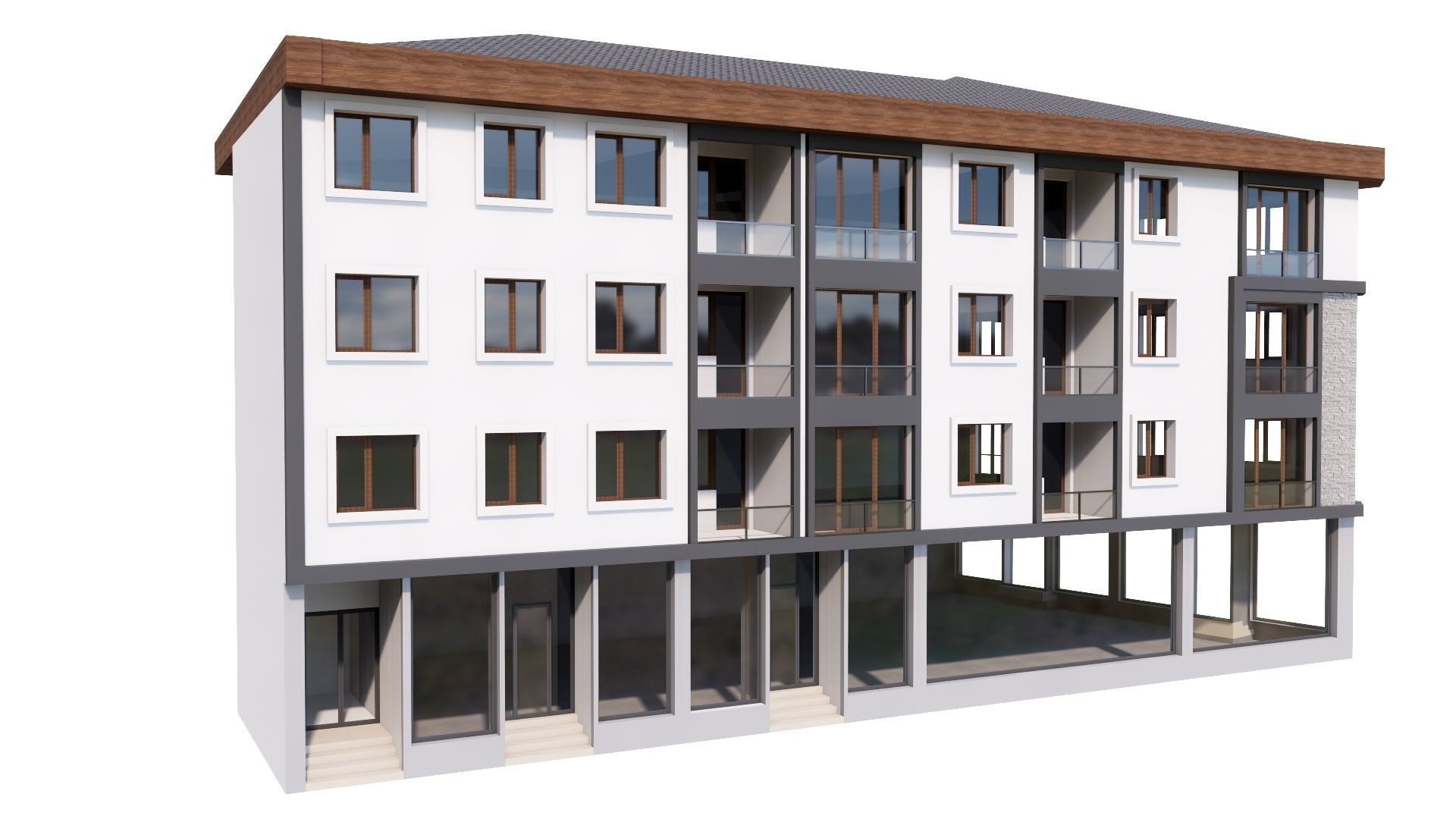 HOUSE 86 Low-poly 3D model_18