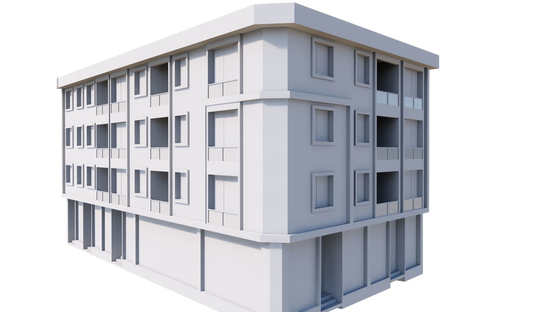 HOUSE 86 Low-poly 3D model_53