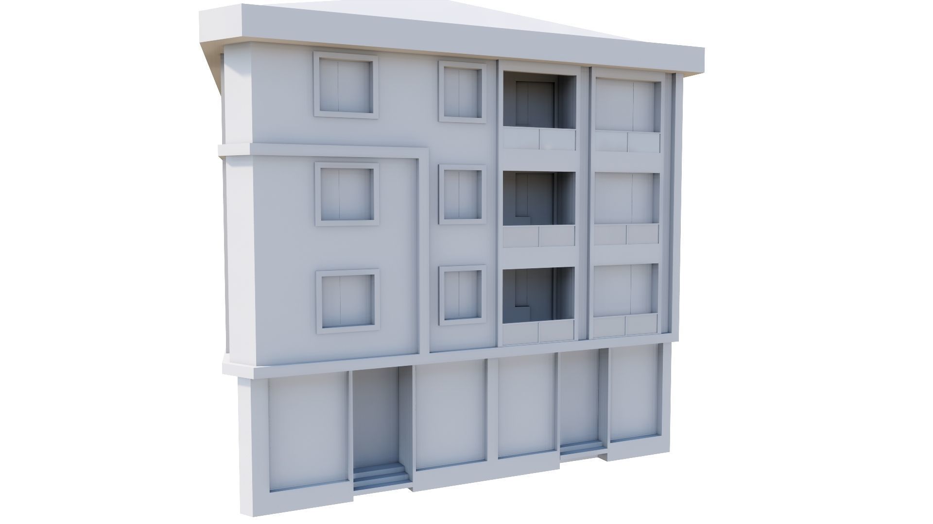 HOUSE 86 Low-poly 3D model_46