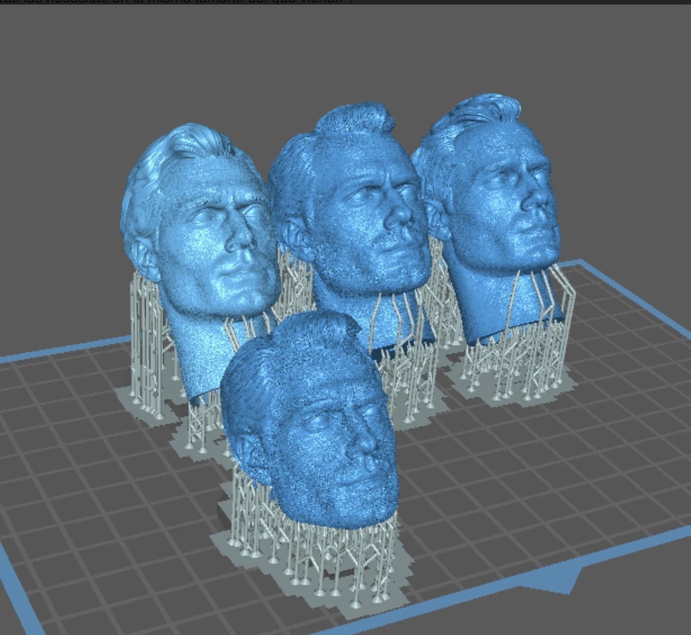Henry Cavill head pack 3D print model_6