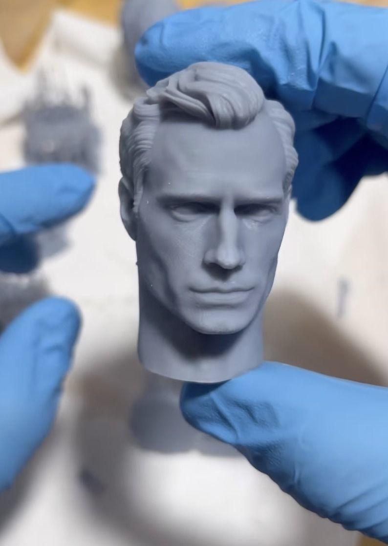Henry Cavill head pack 3D print model_8