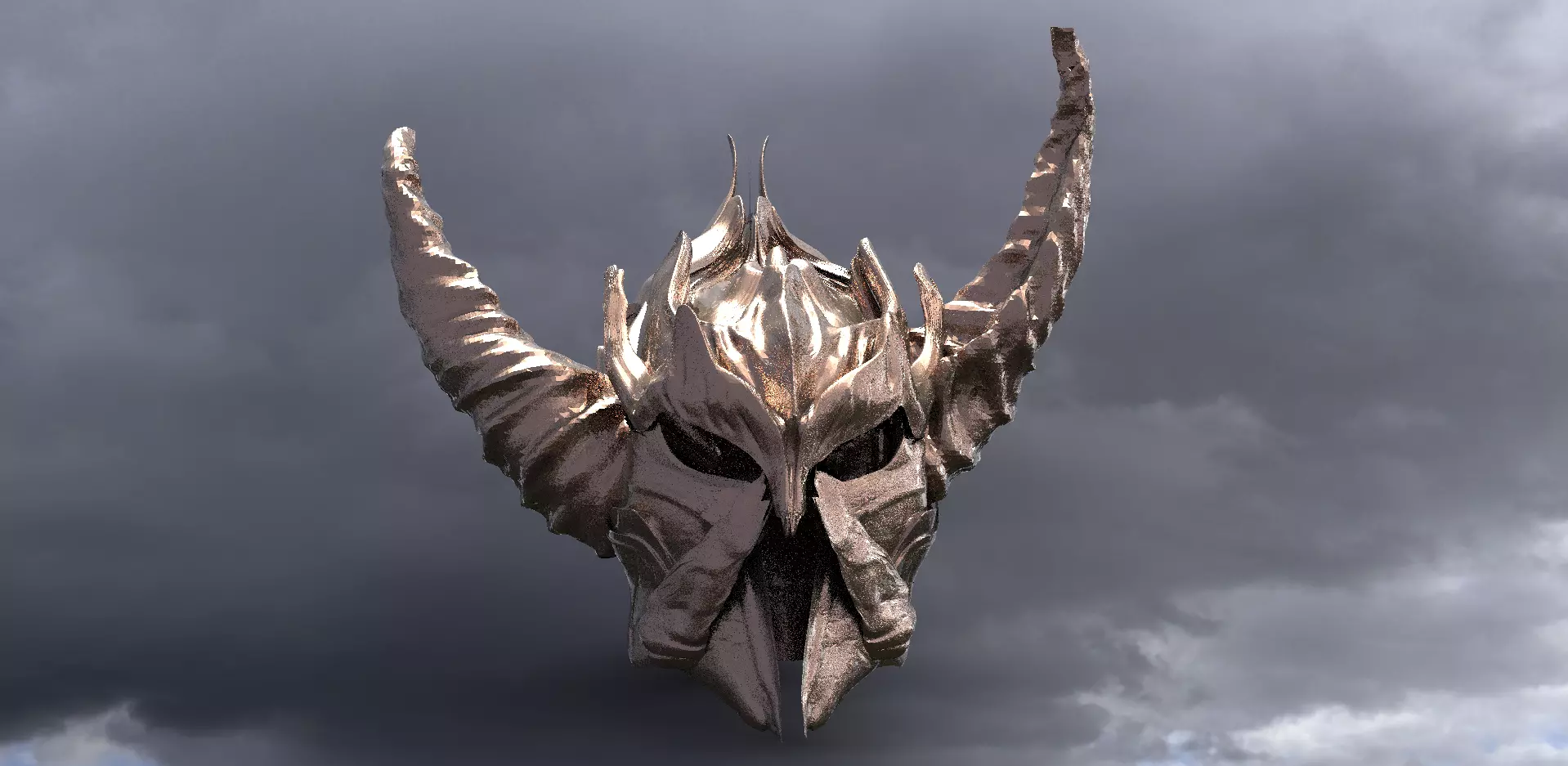 Viking Death Reaper Helmet 1 3D model_0