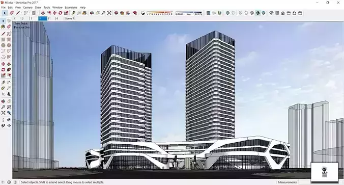 Sketchup Commercial Complex M5