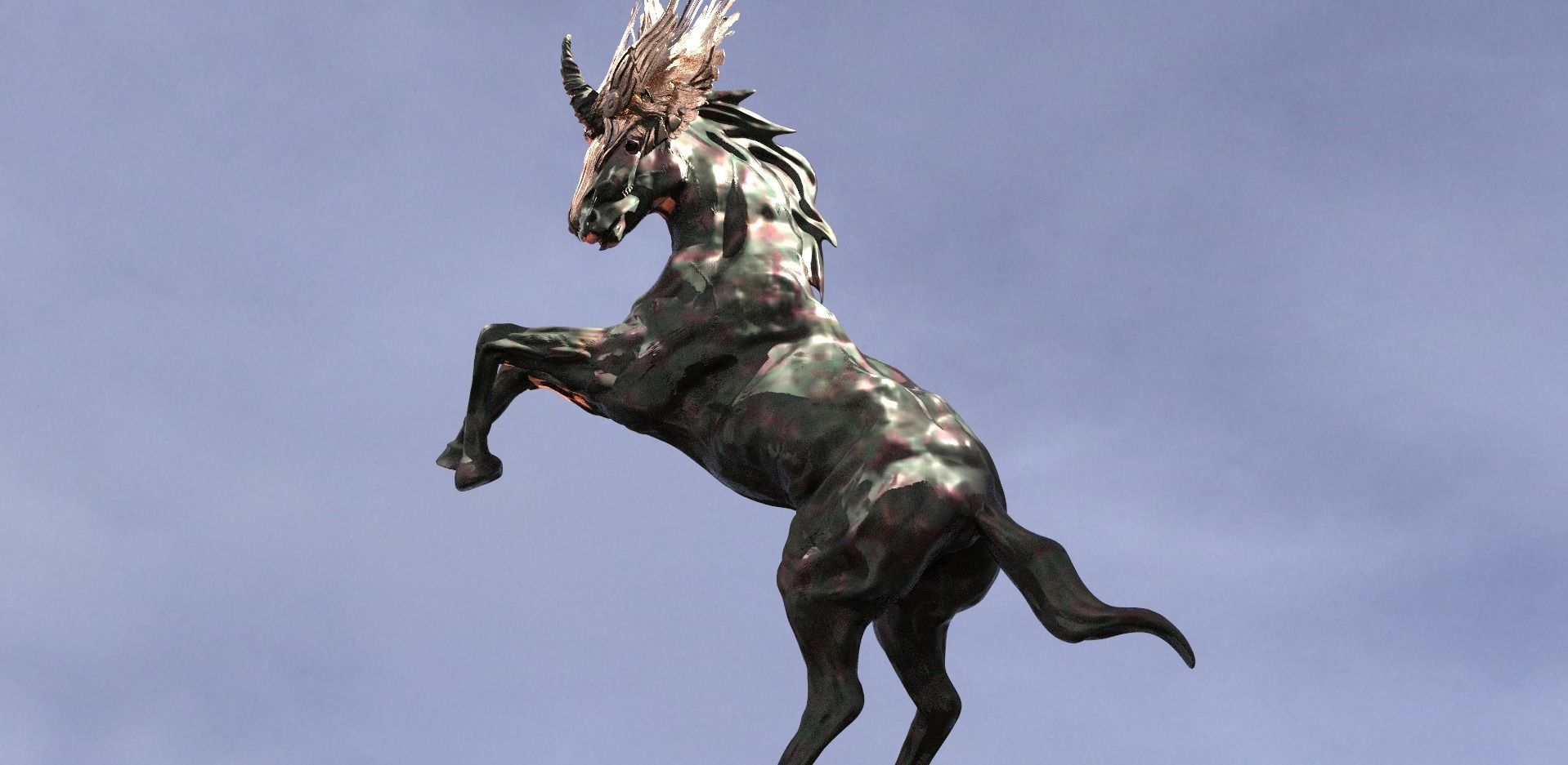 Death Dealer Horse  3D model_1