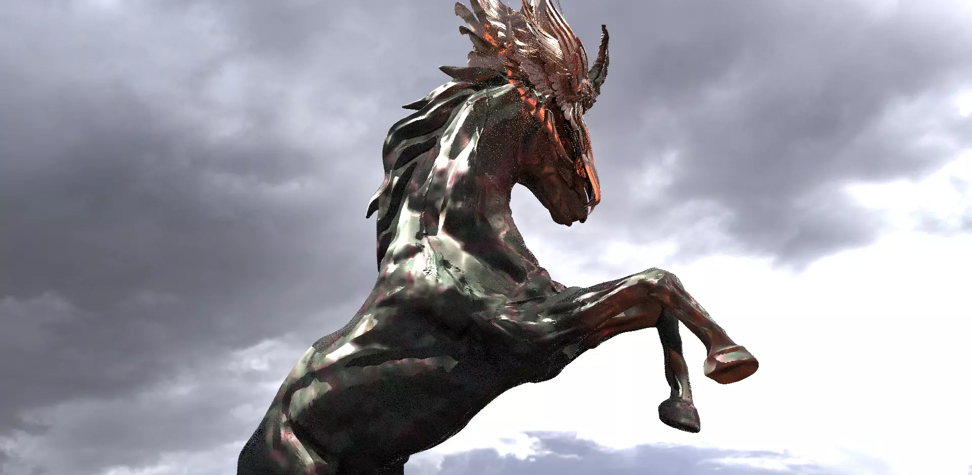 Death Dealer Horse  3D model_0