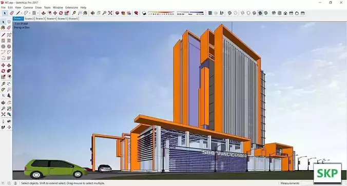 Sketchup Commercial Complex M7