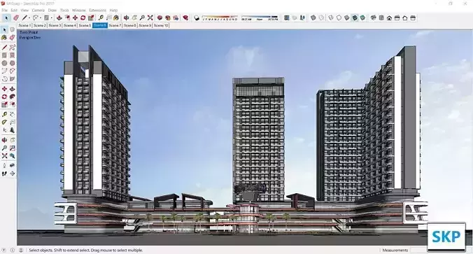 Sketchup Commercial Complex M10