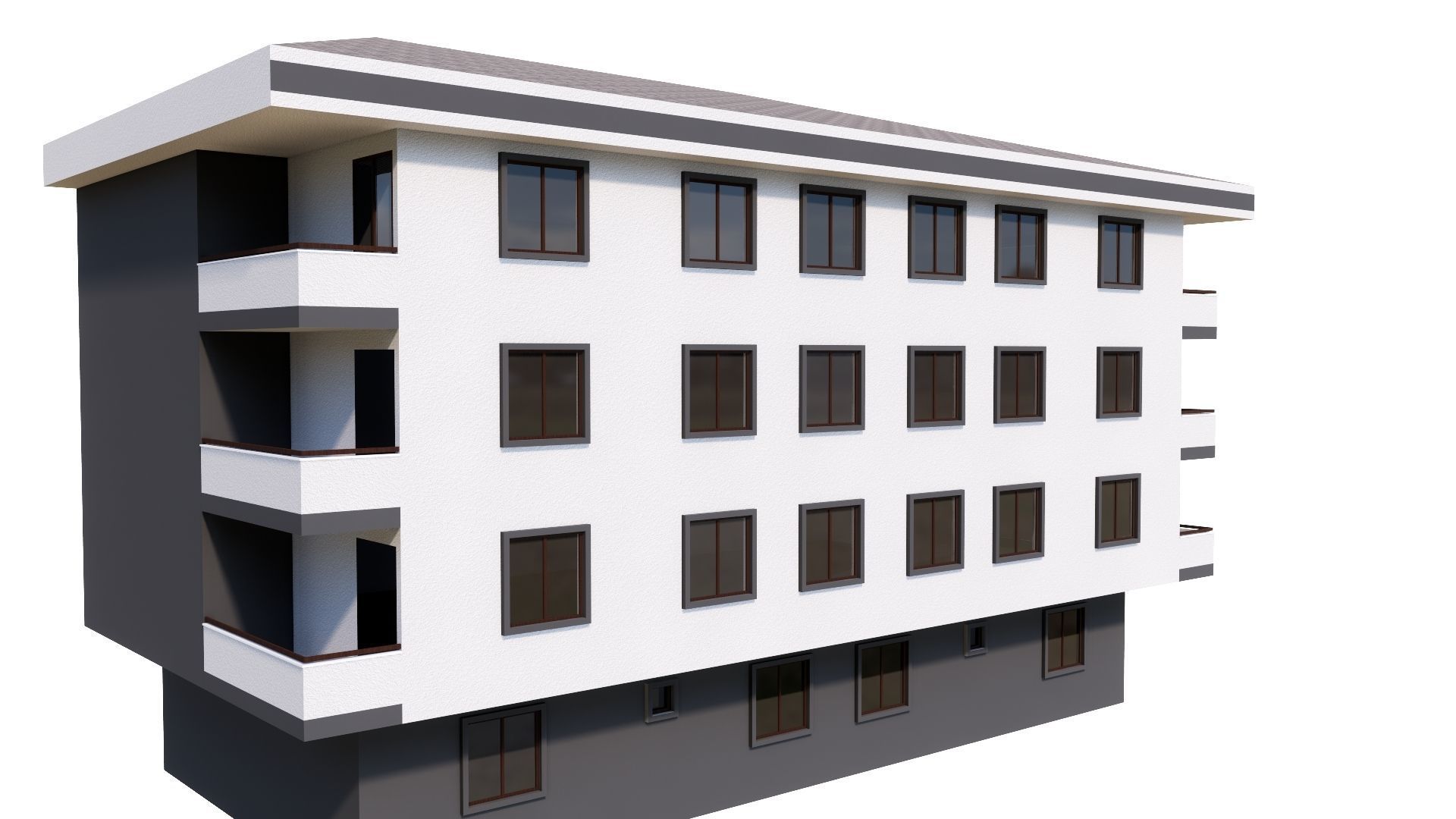 HOUSE 89 Low-poly 3D model_4