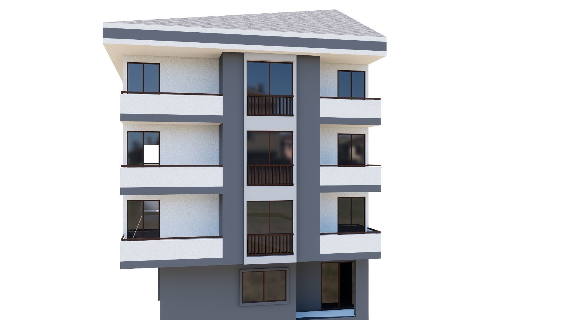 HOUSE 89 Low-poly 3D model_20