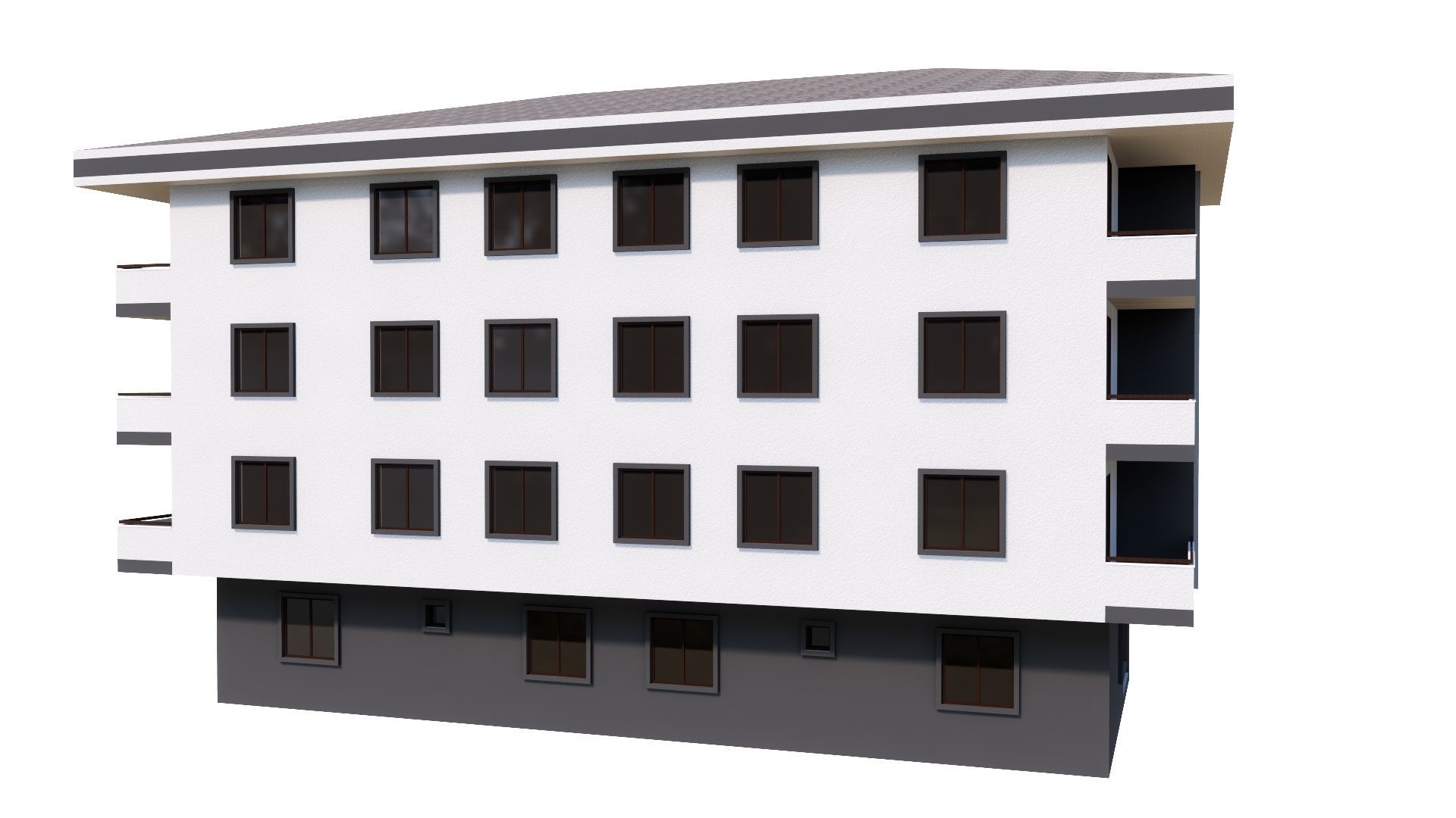 HOUSE 89 Low-poly 3D model_44