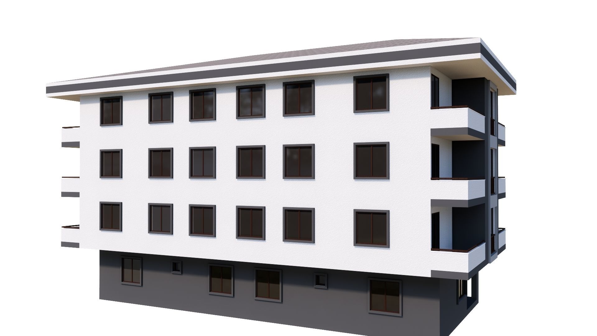 HOUSE 89 Low-poly 3D model_3