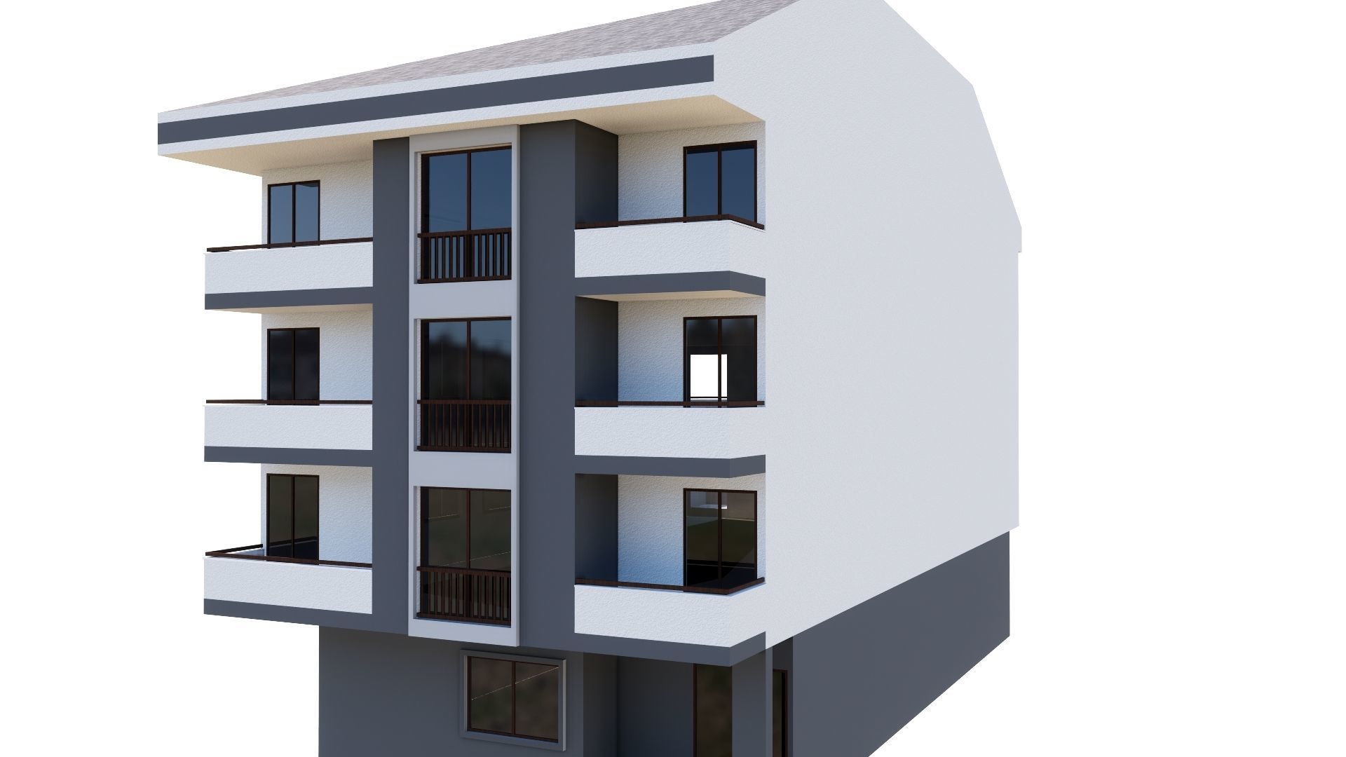 HOUSE 89 Low-poly 3D model_28