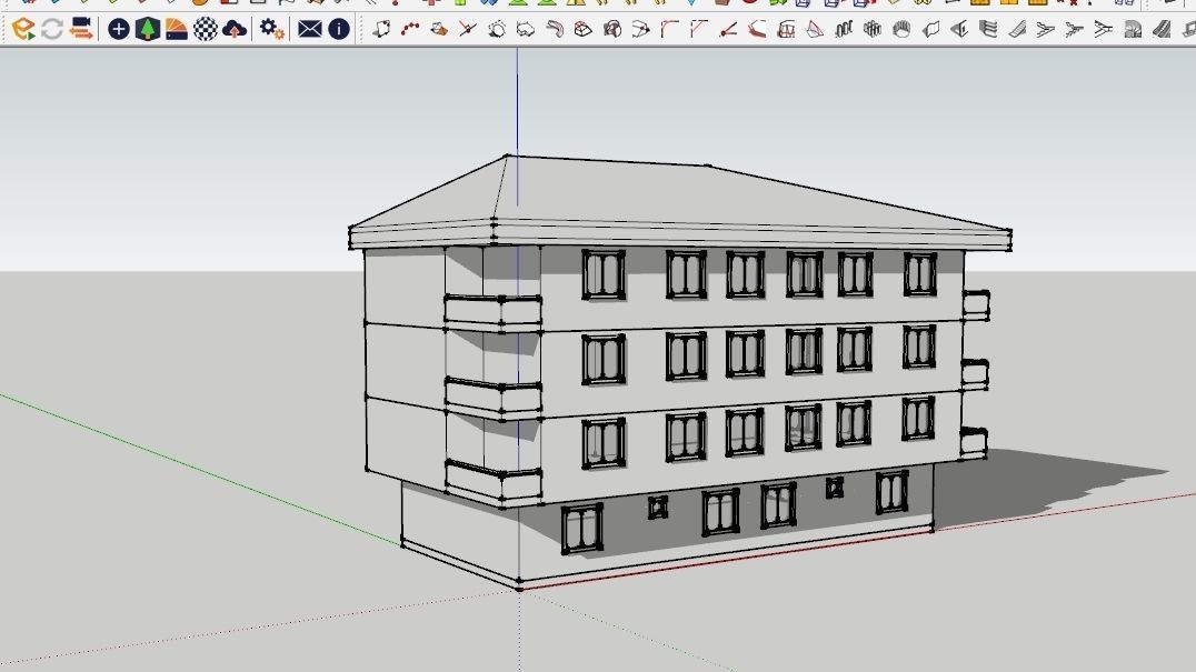 HOUSE 89 Low-poly 3D model_2