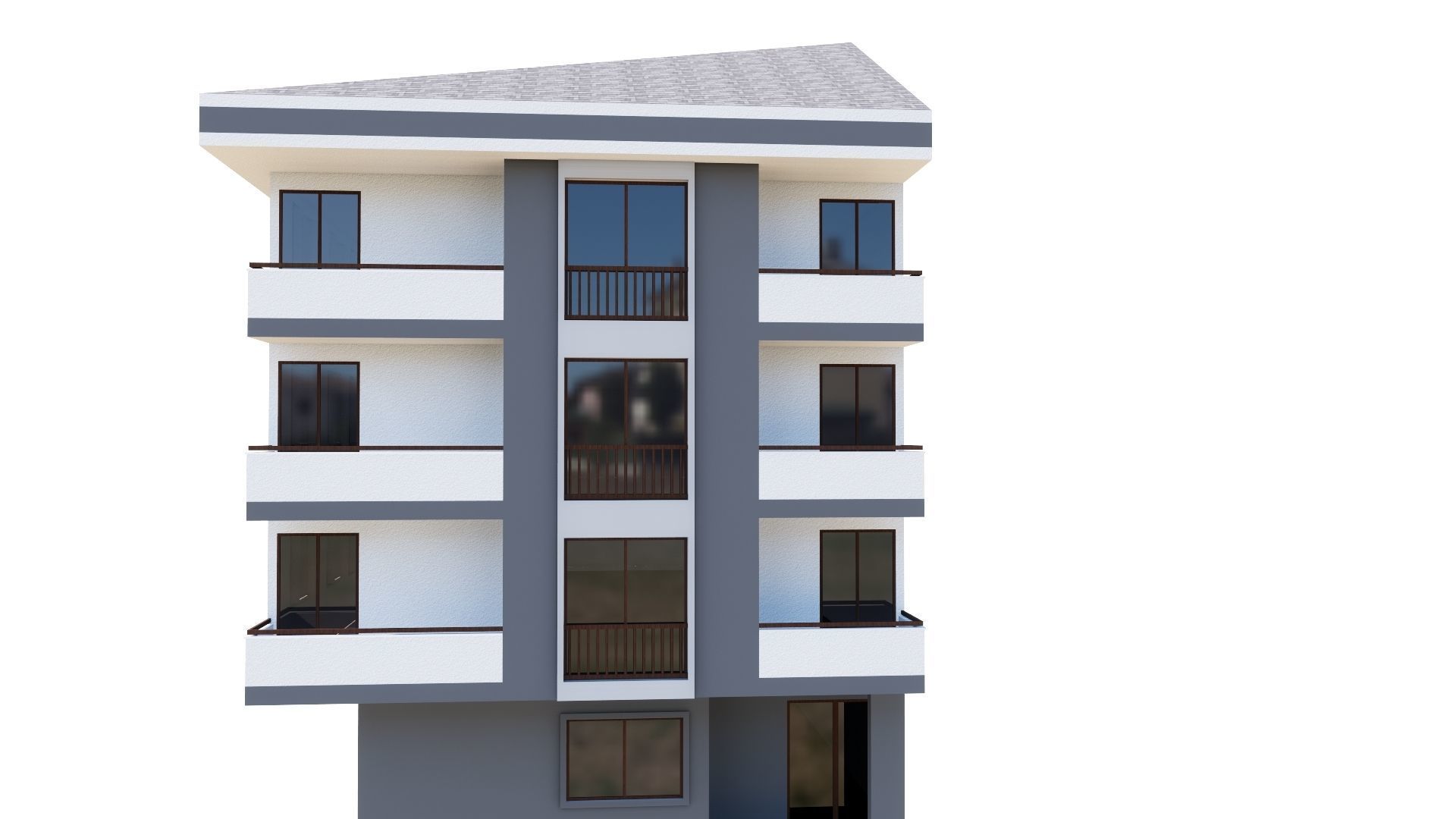 HOUSE 89 Low-poly 3D model_21