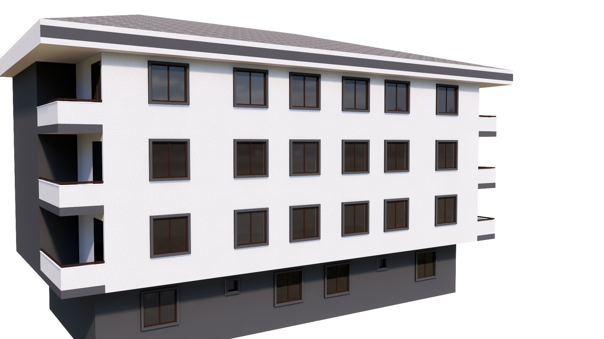 HOUSE 89 Low-poly 3D model_26