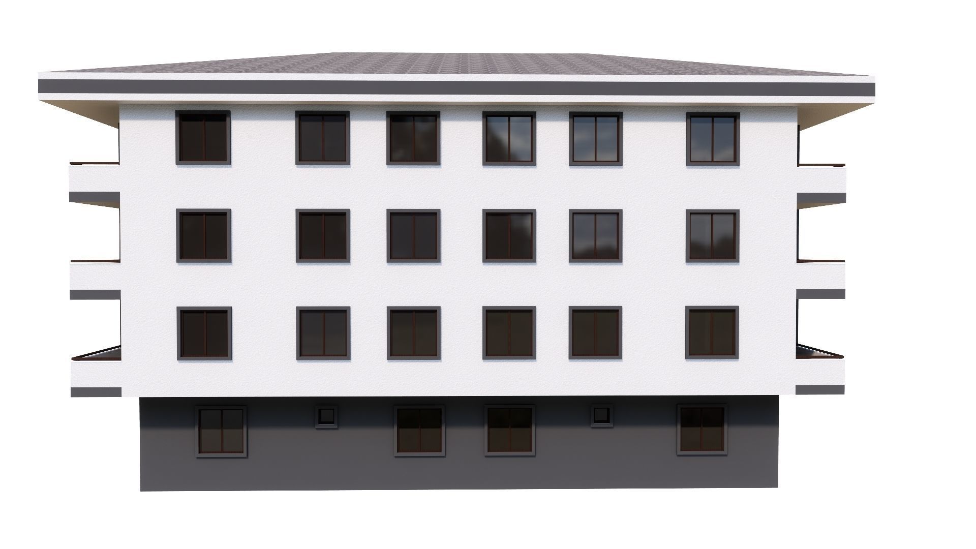 HOUSE 89 Low-poly 3D model_37