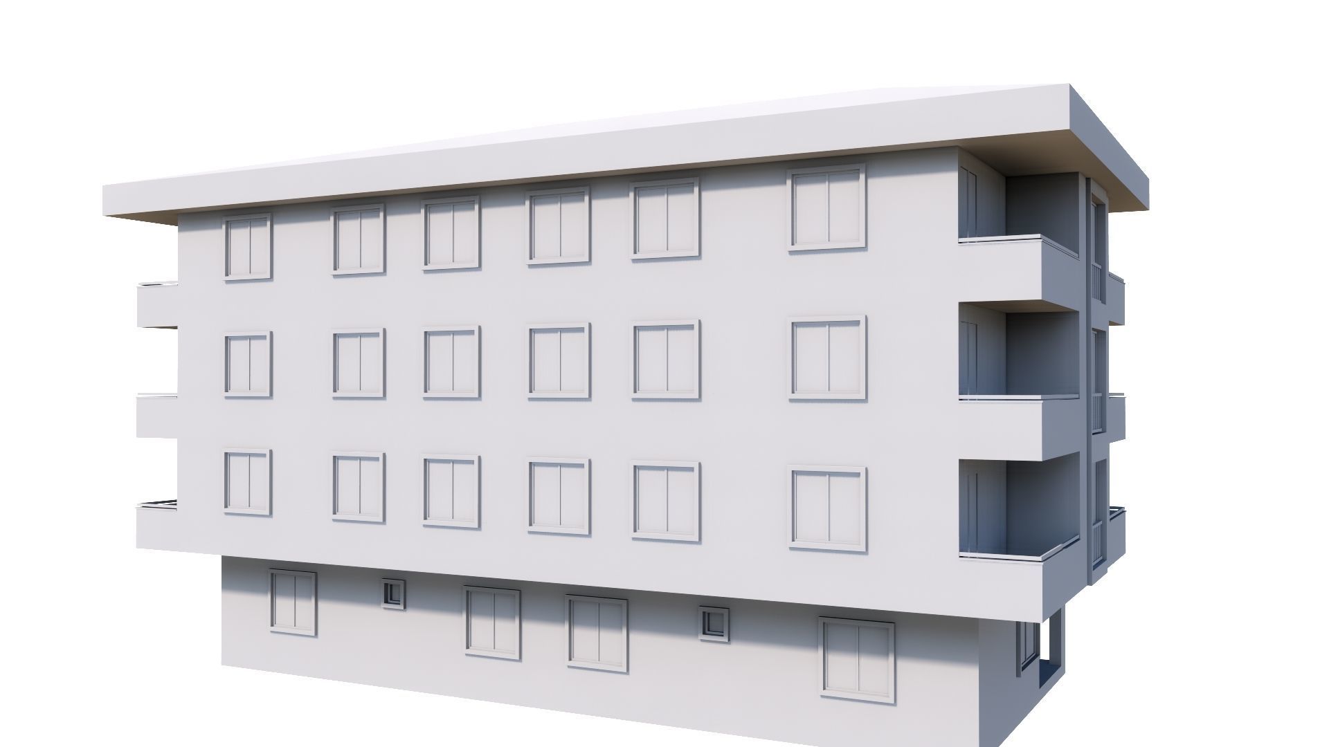 HOUSE 89 Low-poly 3D model_47