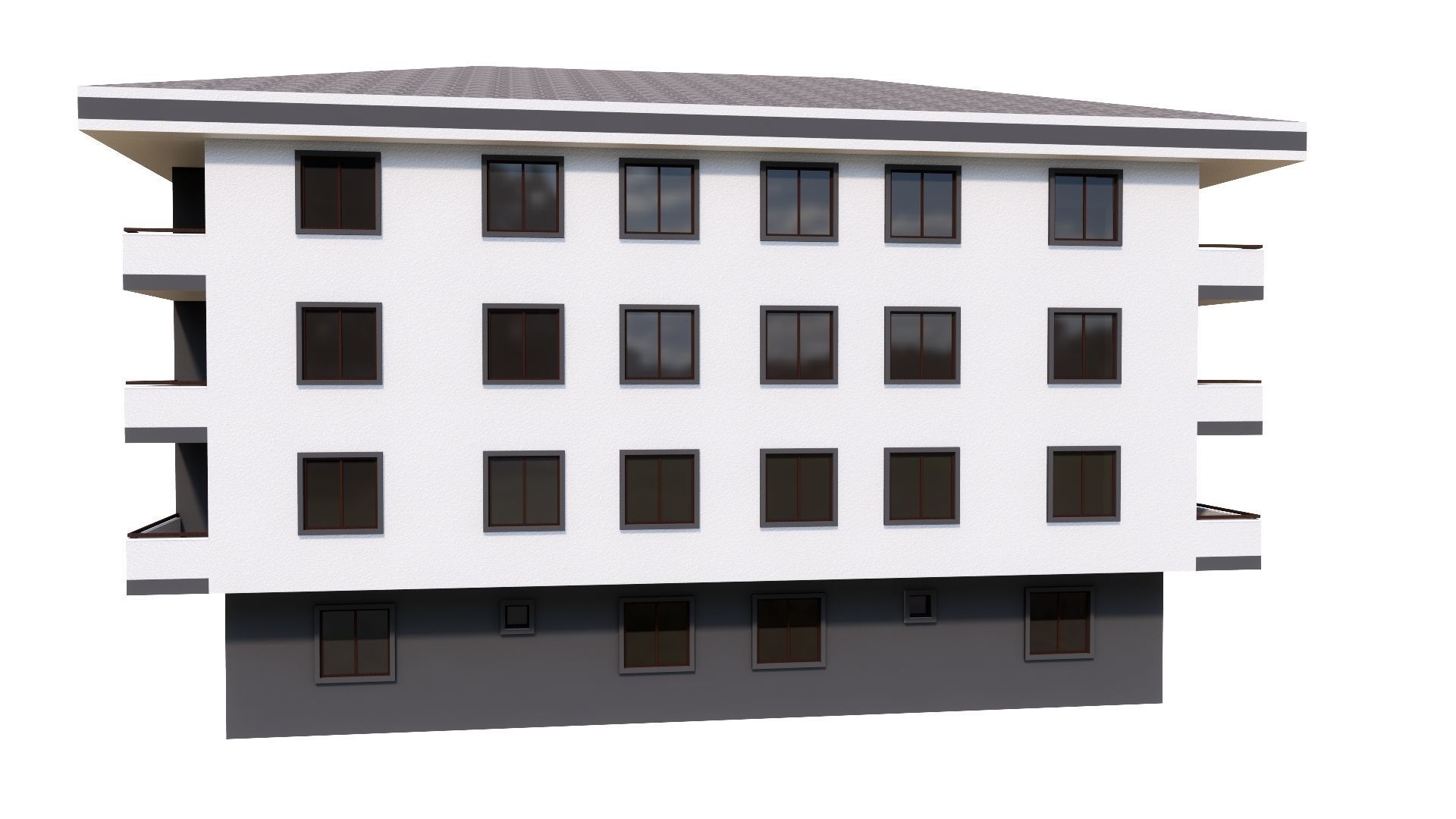 HOUSE 89 Low-poly 3D model_35