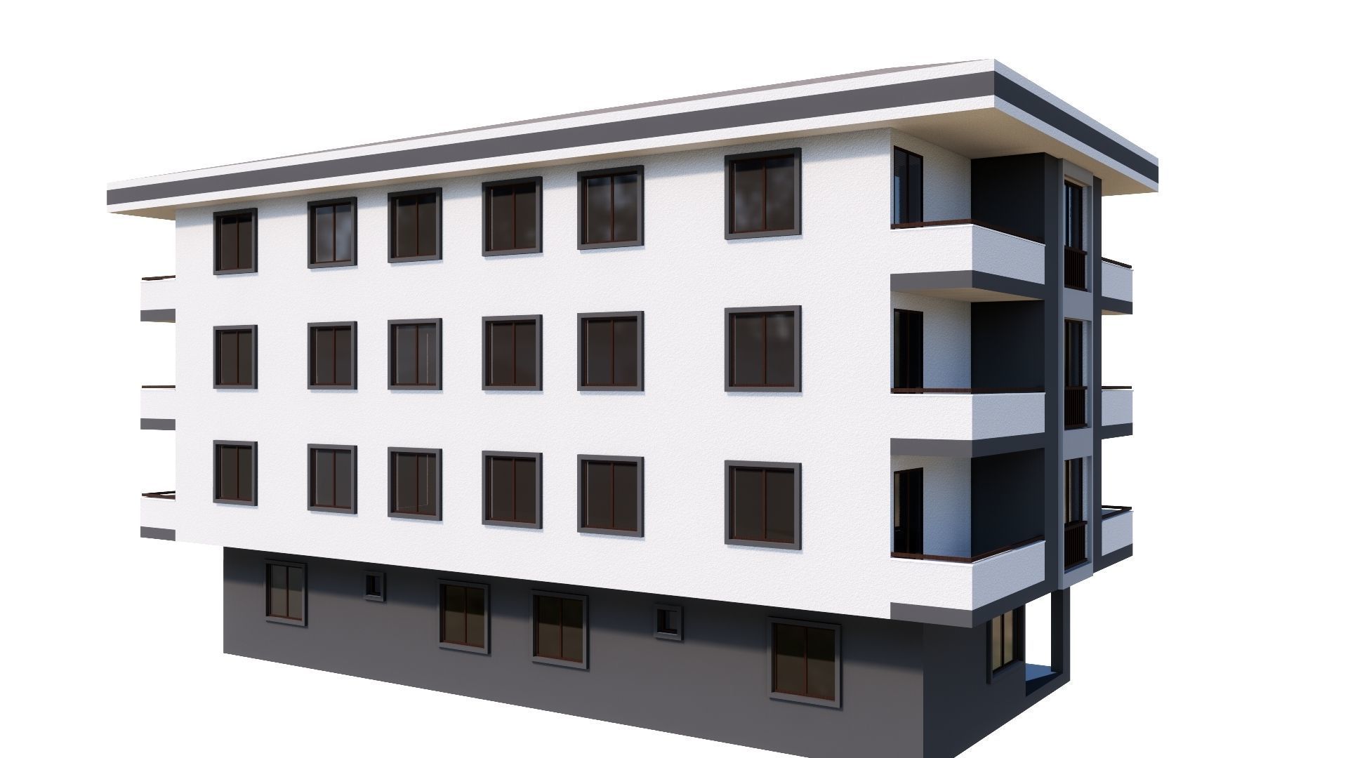 HOUSE 89 Low-poly 3D model_7