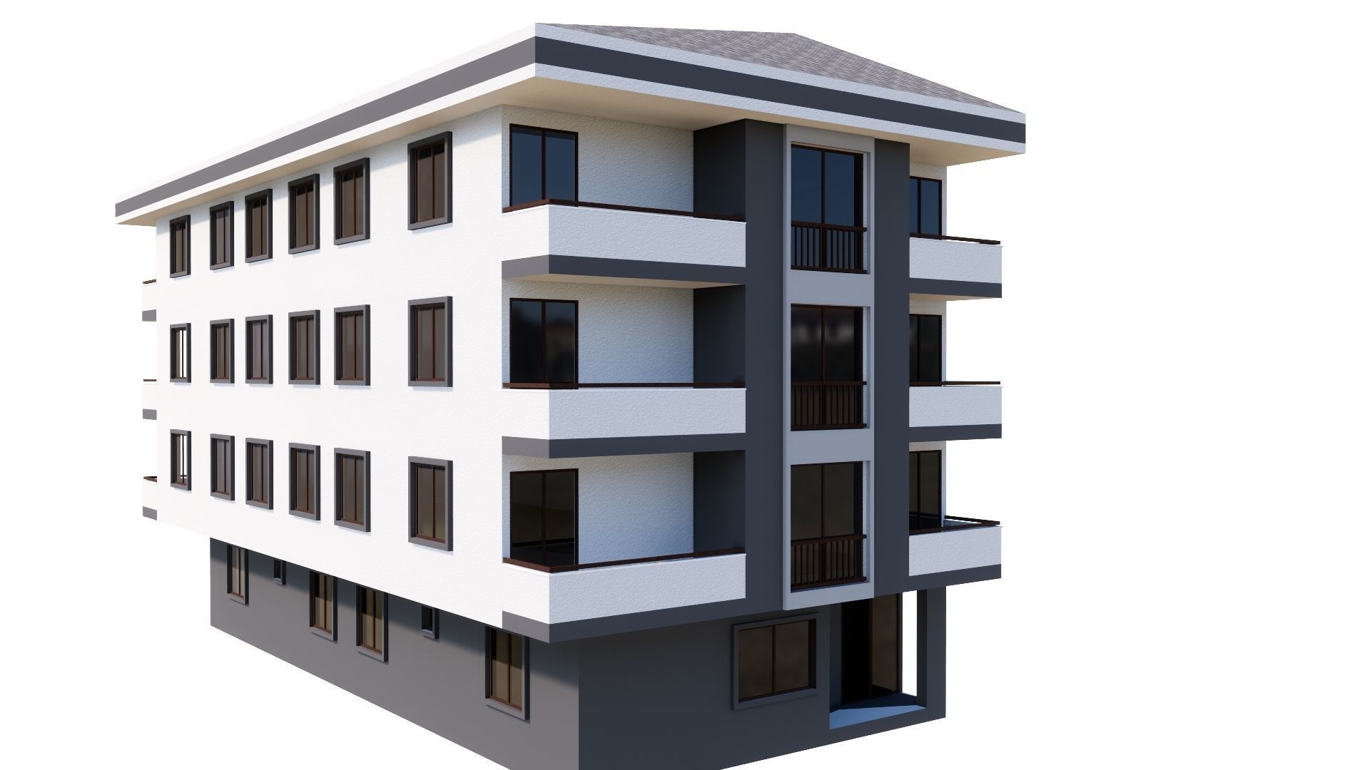 HOUSE 89 Low-poly 3D model_13