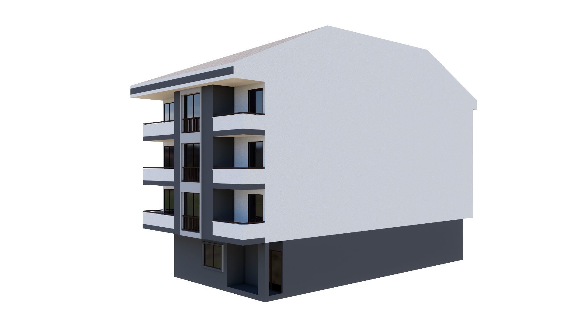 HOUSE 89 Low-poly 3D model_30