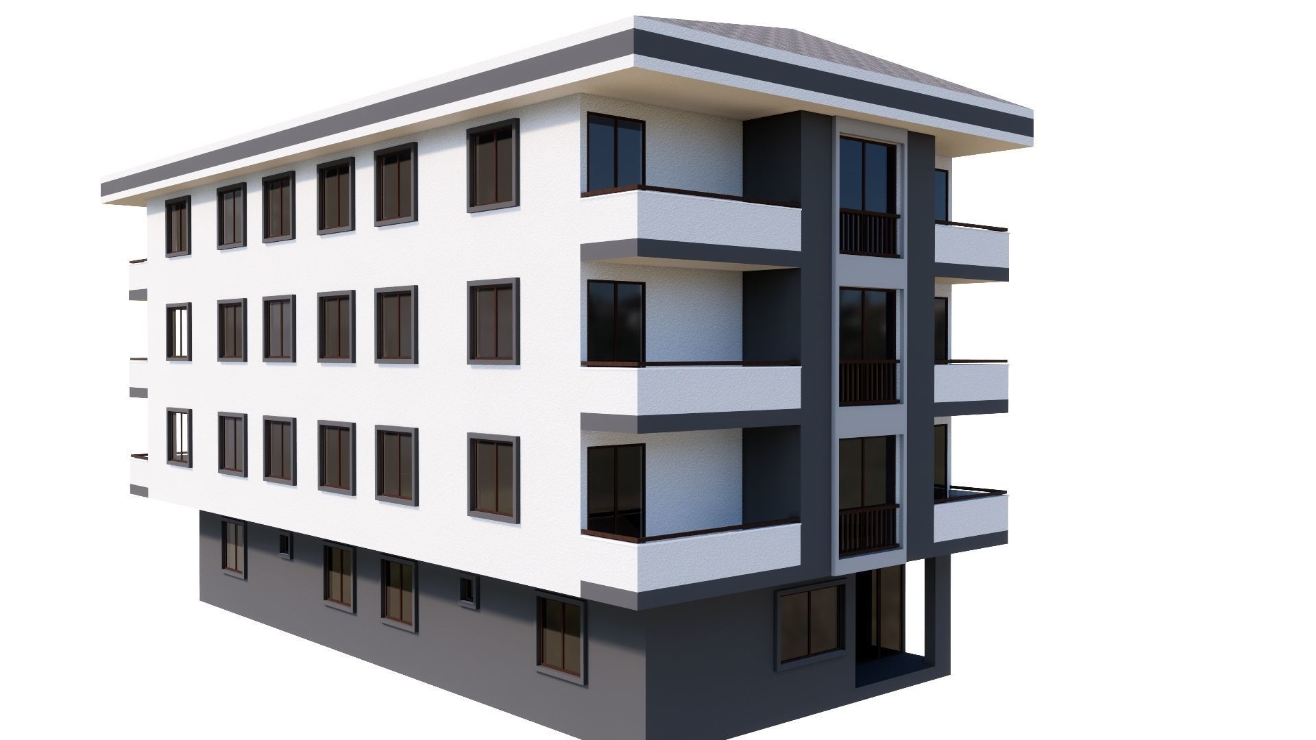 HOUSE 89 Low-poly 3D model_12