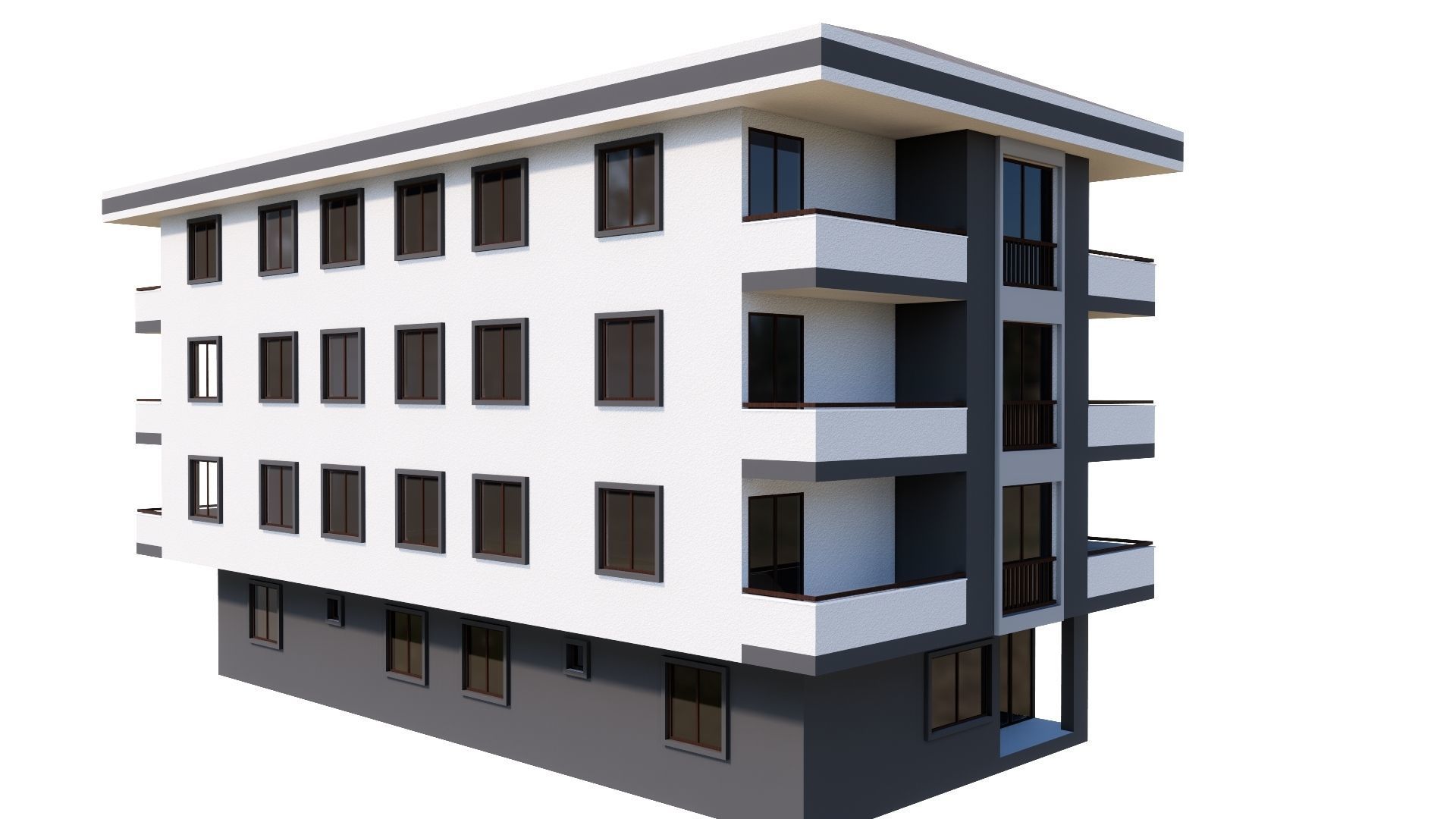 HOUSE 89 Low-poly 3D model_9