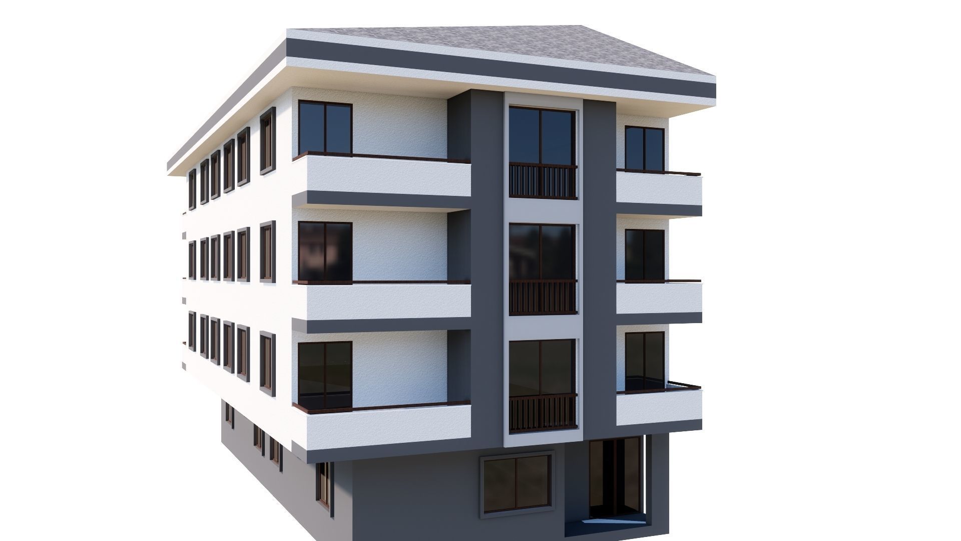 HOUSE 89 Low-poly 3D model_16