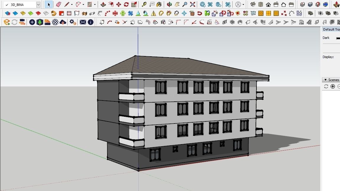 HOUSE 89 Low-poly 3D model_1