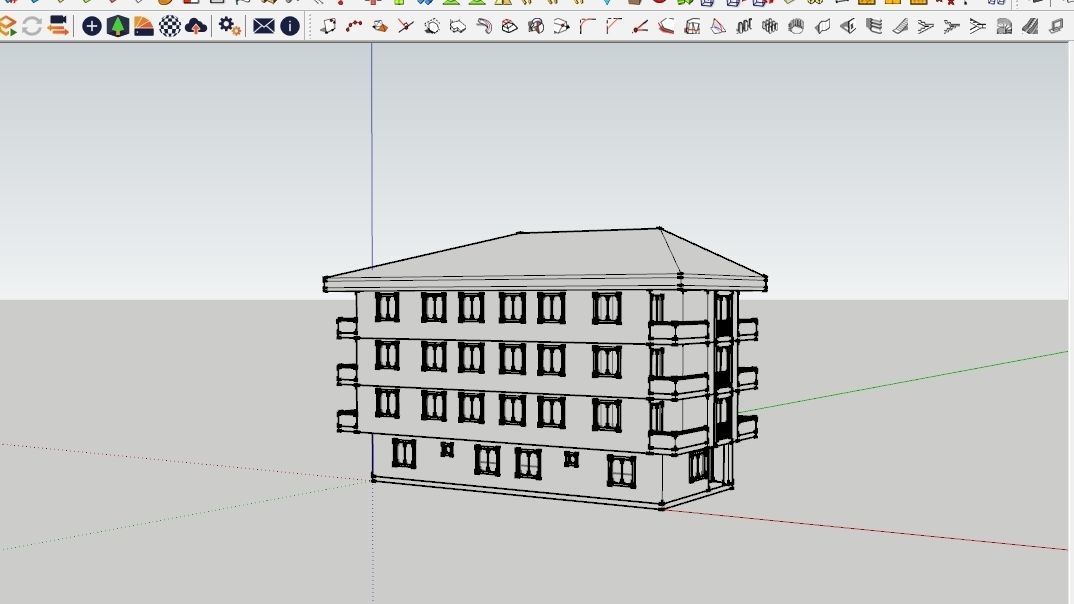 HOUSE 89 Low-poly 3D model_5