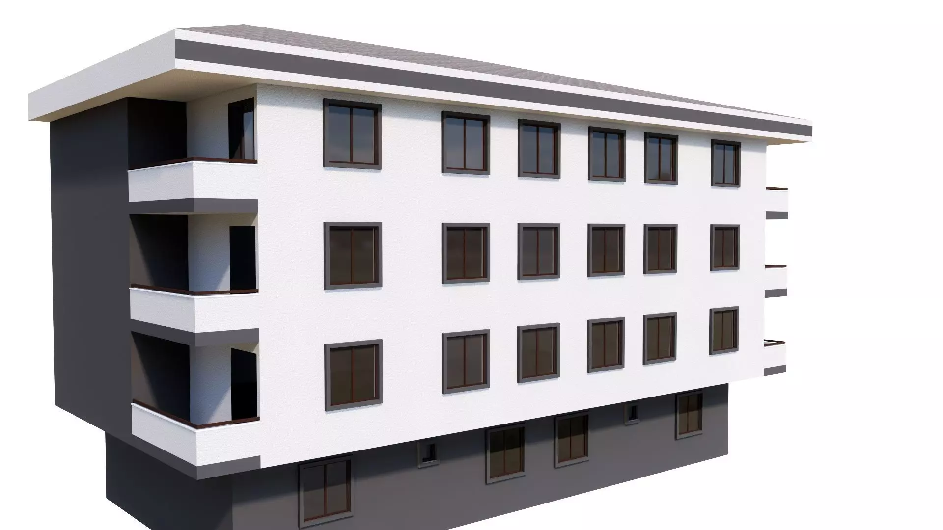 HOUSE 89 Low-poly 3D model_0