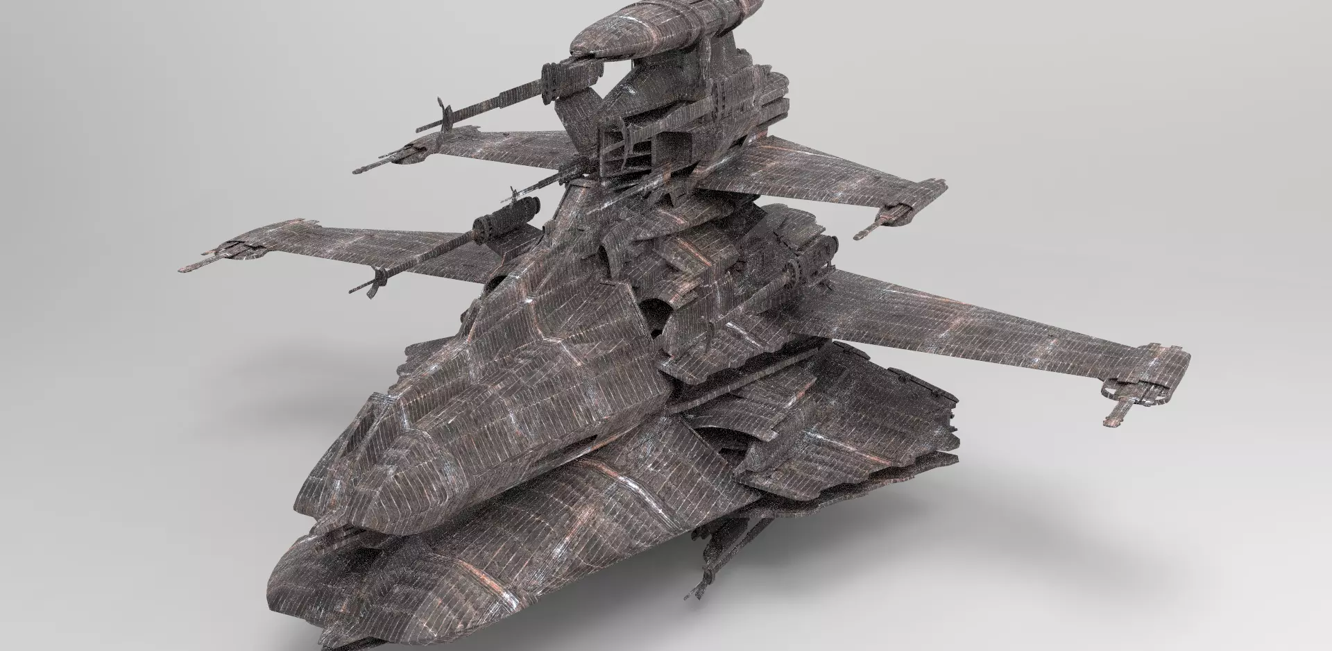 Spaceship reaper design 5 3D model